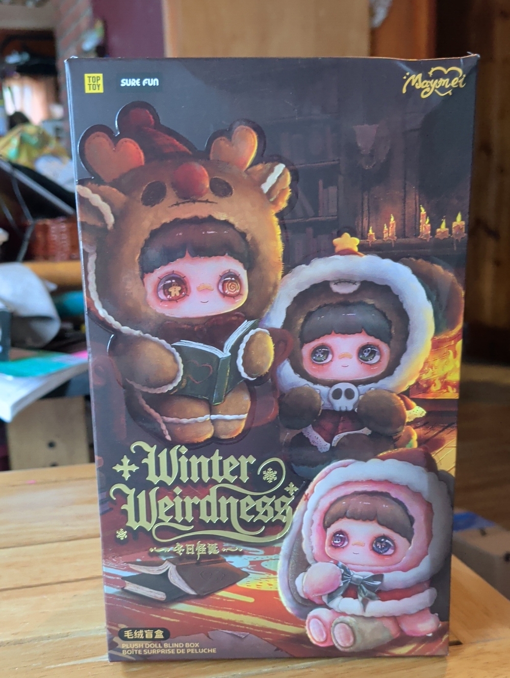 MayMei Winter Weirdness Plush Doll Set - Brown, White, Pink